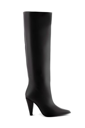 Black smooth leather Uriel high boot ROBERTO FESTA | URIELNERO